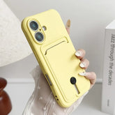 Silicone Wallet Phone Case for iPhone